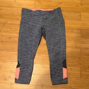 Lululemon Athletica grey and Peach Leggings